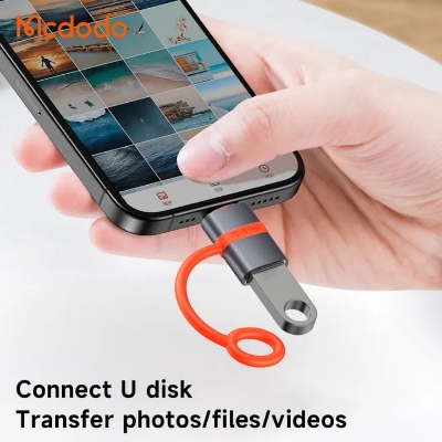 Picture of Mcdodo OT-260 USB-A to Lightning Adapter With Silicone Hook