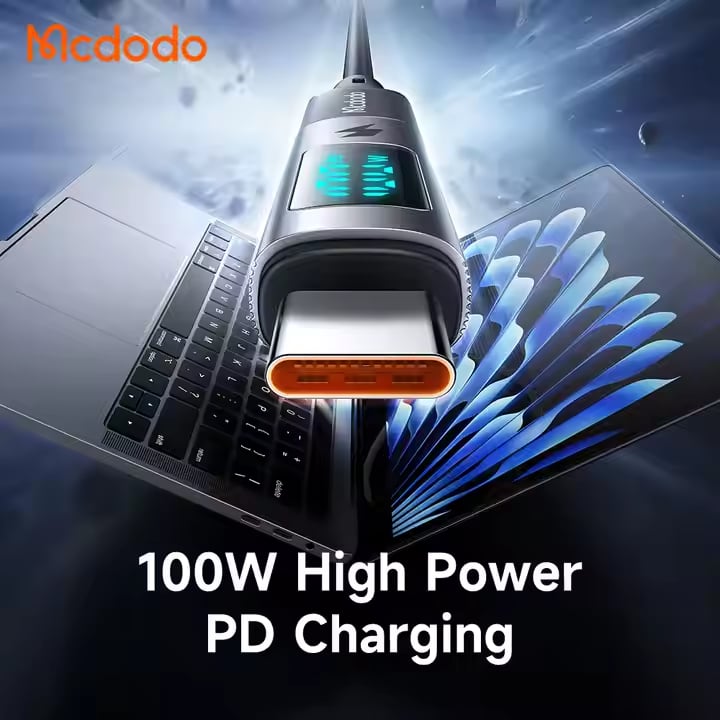 Picture of MCDODO OT-609 100W Type-C To Type-C Power Visible Display Adapter