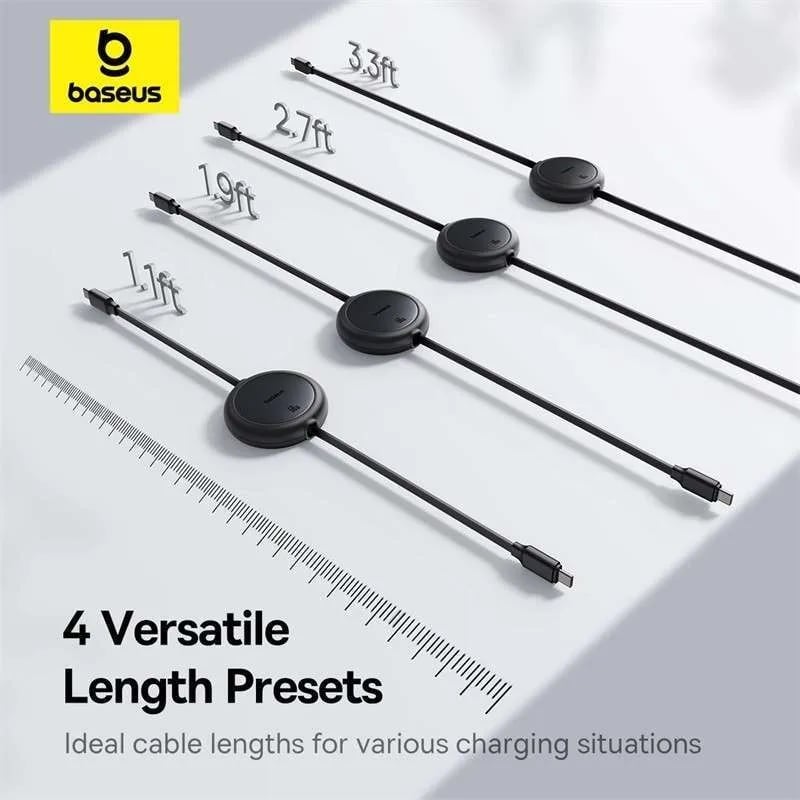 Picture of Baseus 60W Free2 Pull Mini Retractable USB-C To USB C Cable