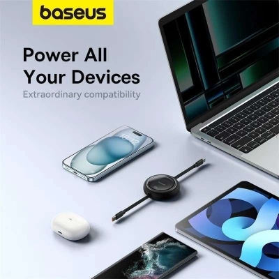 Picture of Baseus 60W Free2 Pull Mini Retractable USB-C To USB C Cable