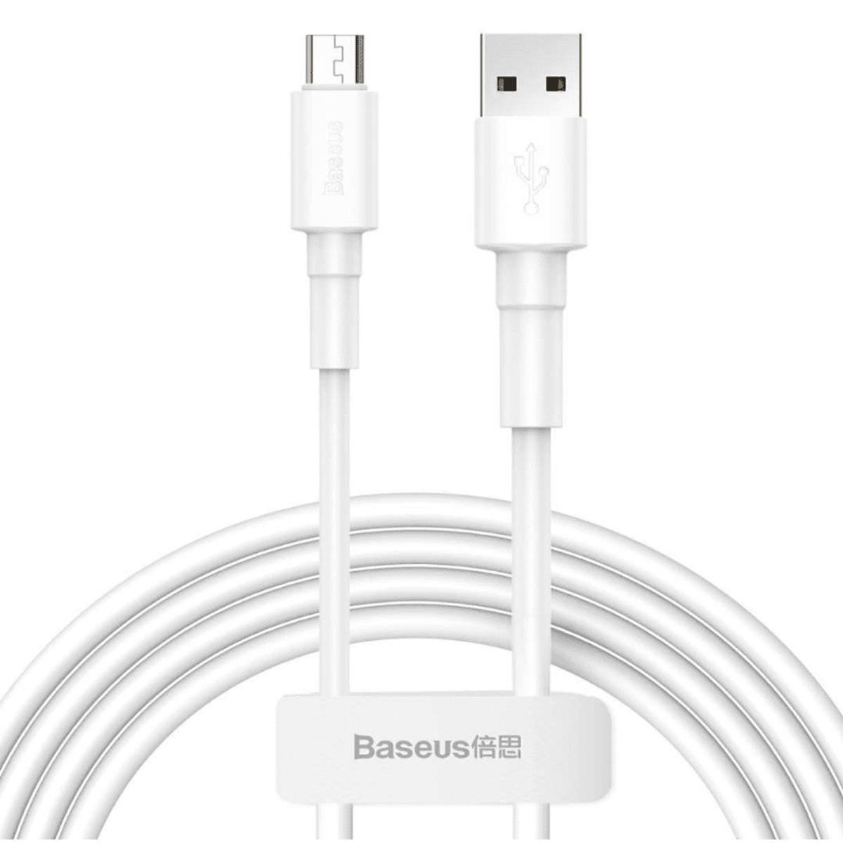 Picture of baseus mini white cable micro usb