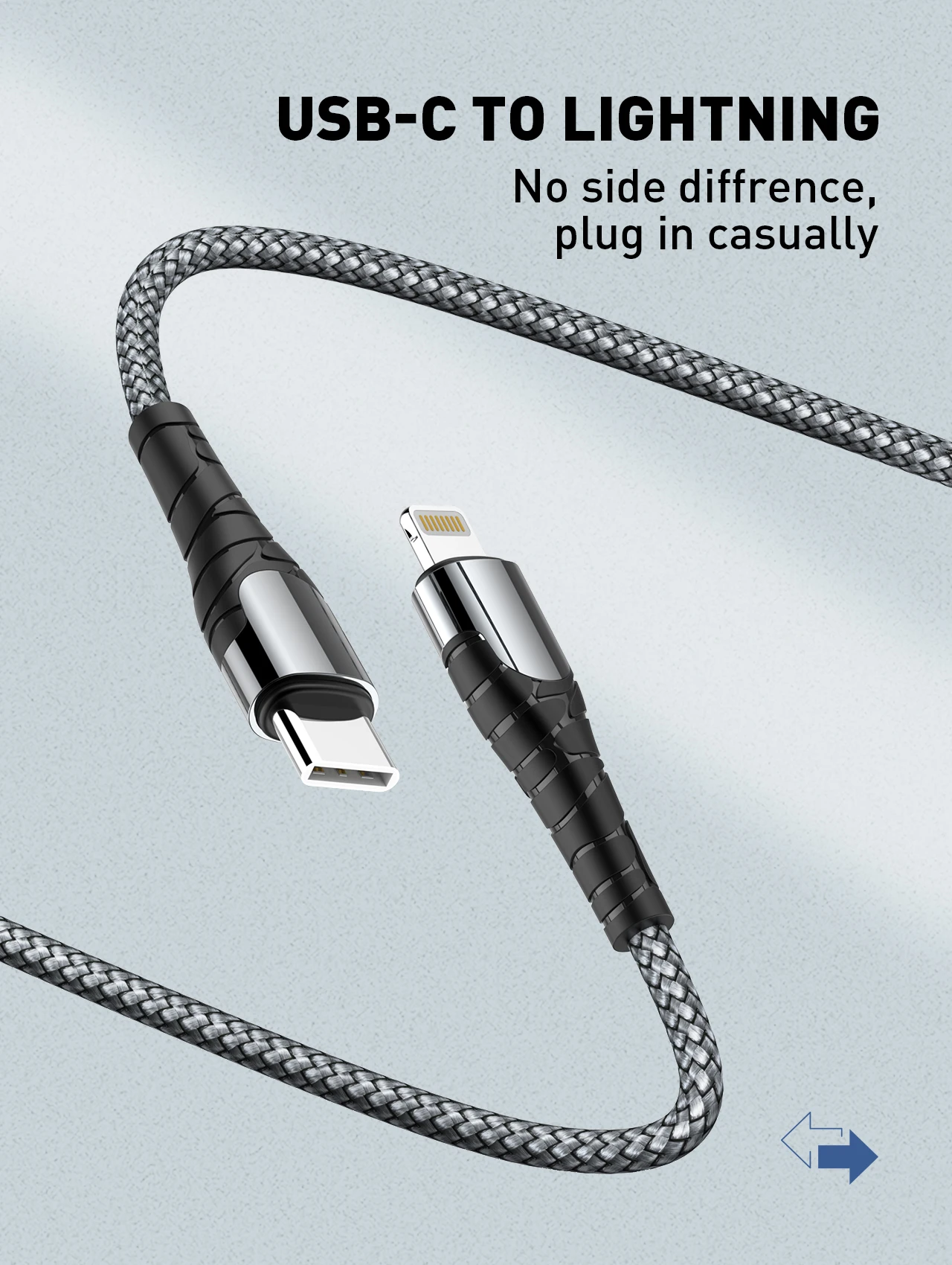 Picture of LDNIO LC111 USB Type-C To Lightning 30W Cable For iPhone/iPad
