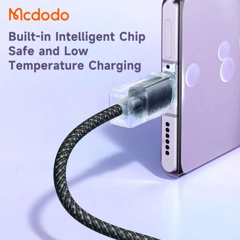 Picture of Mcdodo CA-367 | Type-C to Type-C Mobile Cable | Fast Charge 100W PD - Black