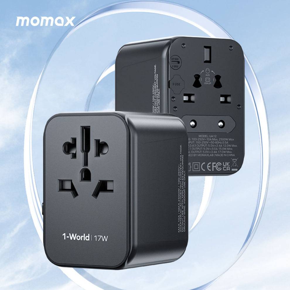Picture of MOMEX 1-WORLD 17W UNIVERSAL TRAVEL ADAPTER(UA12)