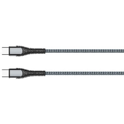 Picture of LDNIO TYPE C TO TYPE C PD USB CABLE OUTPUT 65W LC101 LC102 1M GREY