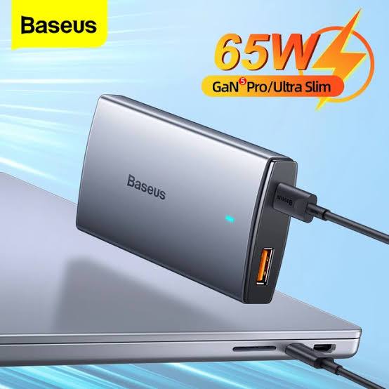 Picture of Baseus 65W GaN5 Charger Quick Charge 4.0 3.0 Type C PD USB Charger Portable Travel Charger Fast Charging For iP 14 13
