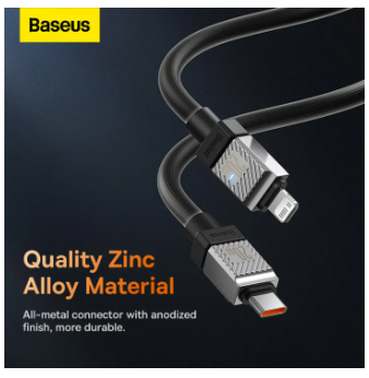 Picture of Baseus PD 20W Cable USB C to Lightning Cable for iiPhone 14 13 pro max 12 pro max 11 pro