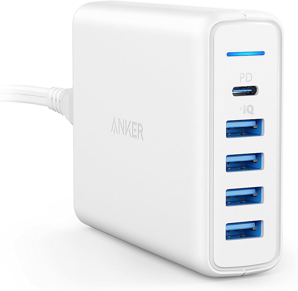 Picture of Anker 60watt PowerPort 5 Speed Power Delivery Wall Charger - White