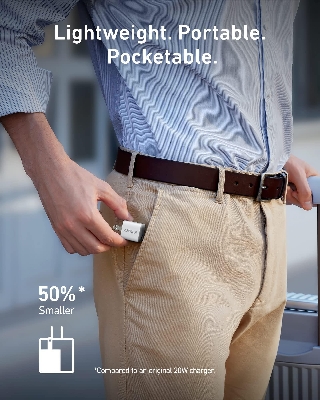 Picture of Anker PowerPort III Nano-20W Version-High Voltage PIQ 3.0 USB-C Charger  for iPhone 14/13/12/11/11 Pro/11 Pro Max/XR/XS/X