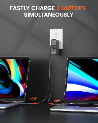 Picture of Baseus GaN2 Pro Quick Charger 2C+2U 100W- Black