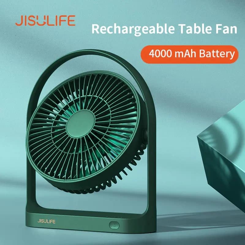 Picture of Xiaomi JISULIFE FA19 USB Portable Rechargeable Fan 4000mAH Battery with Type C Charging Port