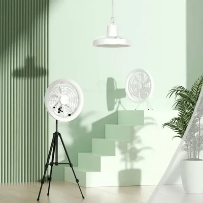 Picture of JISULIFE FA17 Outdoor LED Ceiling Fan With Long Tripod Stand