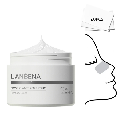 Picture of Lanbena Blackhead Remover Nose Strips 60pcs 2% BHA - 30G