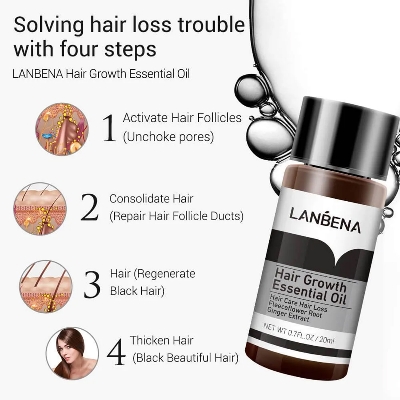 Picture of Lanbena Hair Nourishing Essential Oil - 20ml