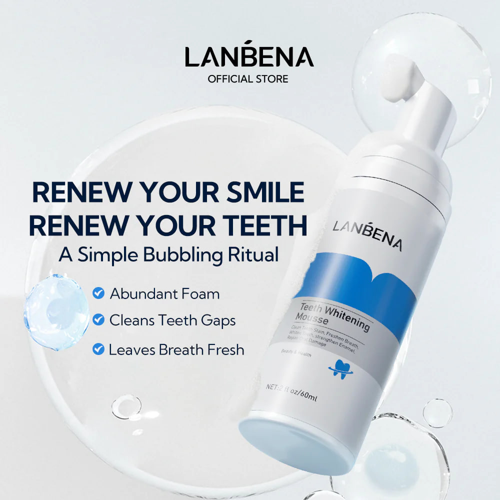 Picture of Lanbena Teeth Whitening Mousse Toothpaste - 60ml