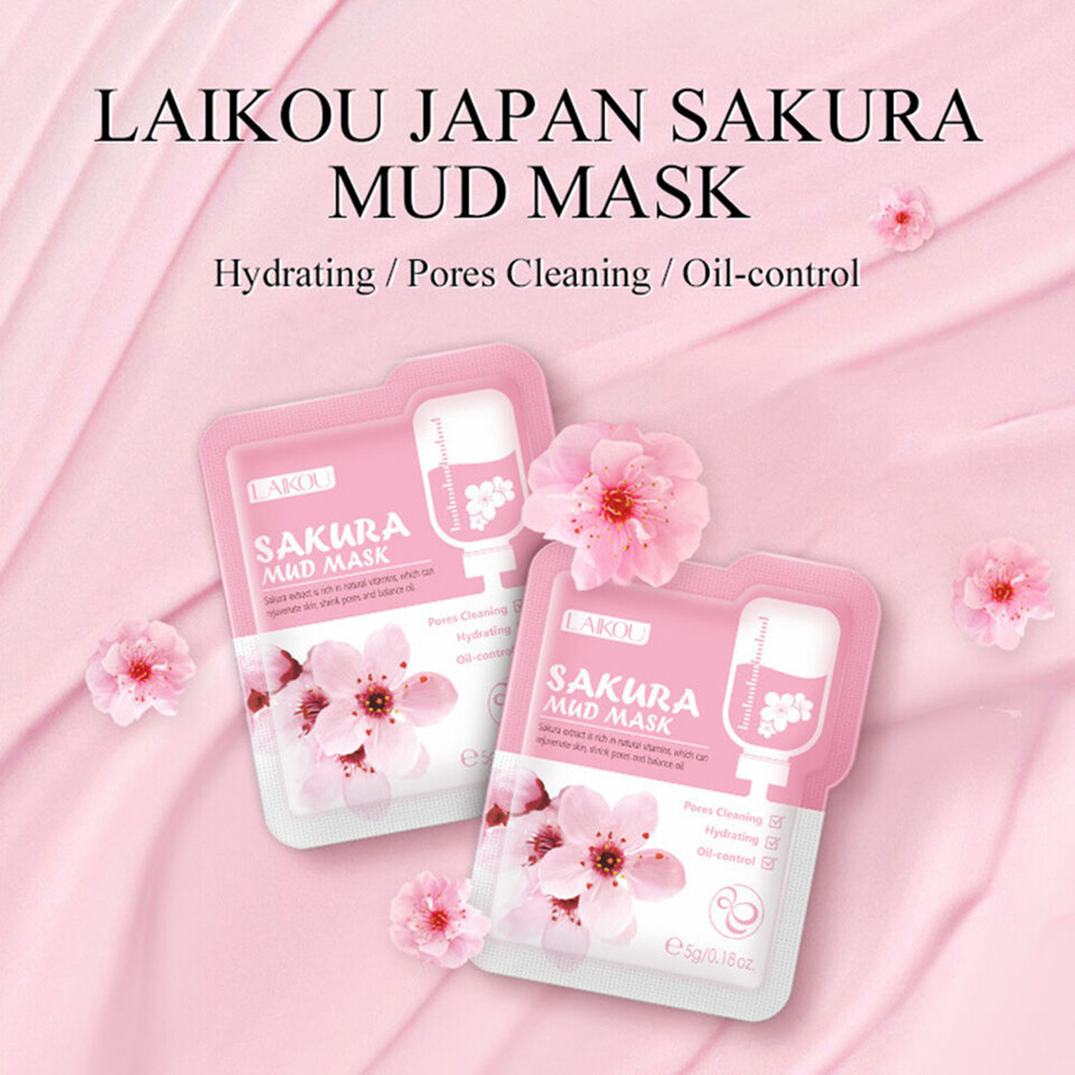 Picture of LAIKOU Sakura Mud Mask - 5g Face Mask