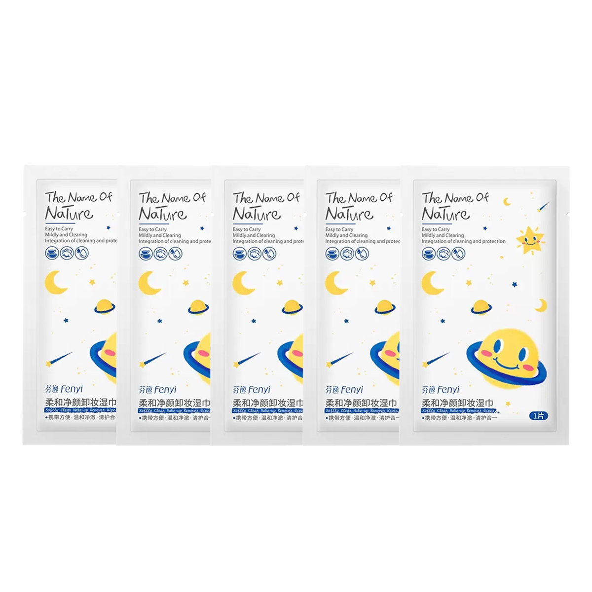 Picture of FENYI Makeup Remover Cleansing Wipes 5 Pcs