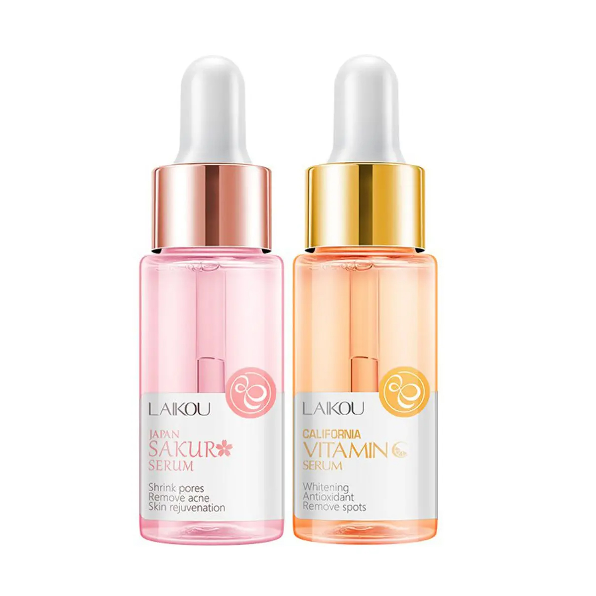 Picture of Laikou Sakura serum & Vitamin C Serum Combo ( 17 ml +17ml )