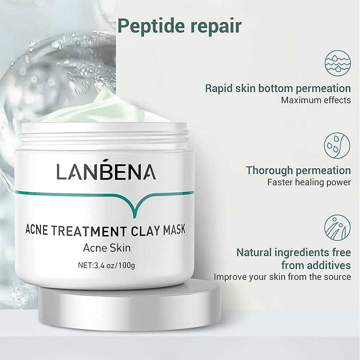 Picture of Lanbena Acne Ttreatment Clay Mask