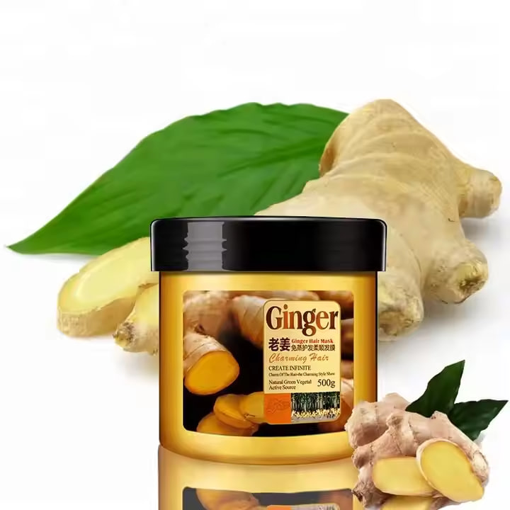 Picture of BIOAQUA Ginger Hair Mask Moisturizing Deep Repair Hair Care - 500 gm