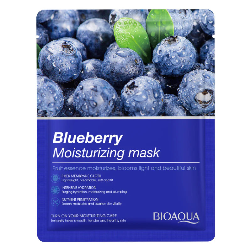 Picture of BIOAQUA Blueberry Mask Moisturizing Nourishing Sheet Mask - 25g