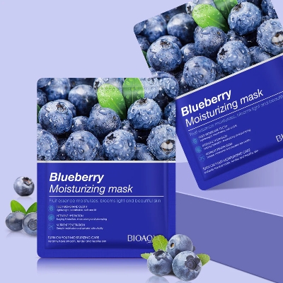 Picture of BIOAQUA Blueberry Mask Moisturizing Nourishing Sheet Mask - 25g