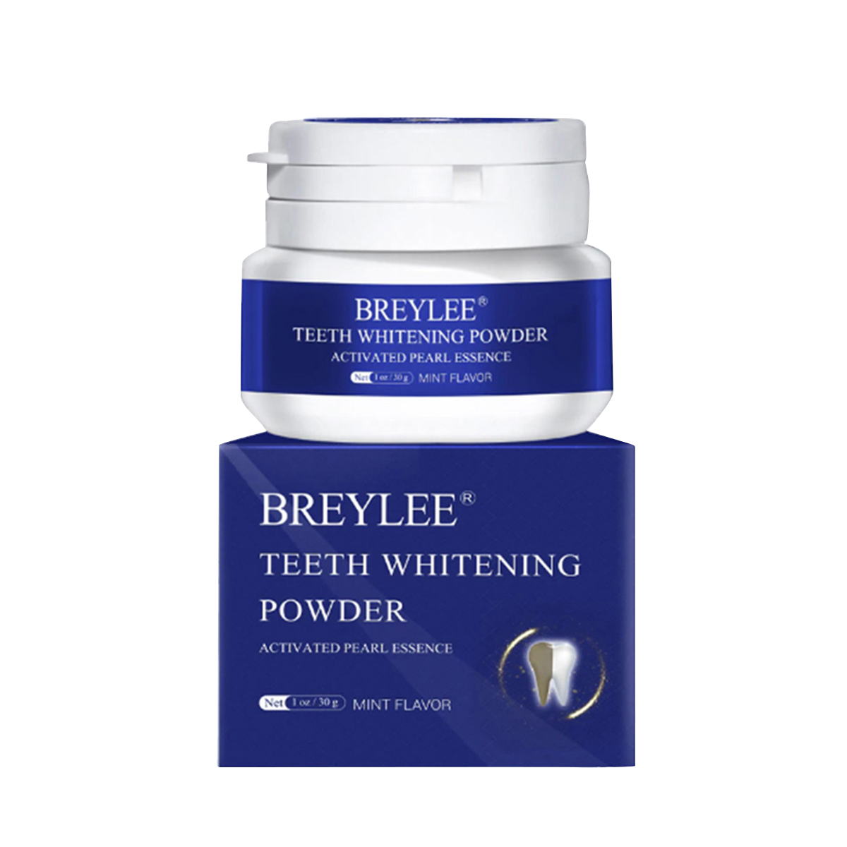 Picture of BREYLEE Teeth Whitening Powder Toothpaste Dental Tools Brighten and Whiten Teeth