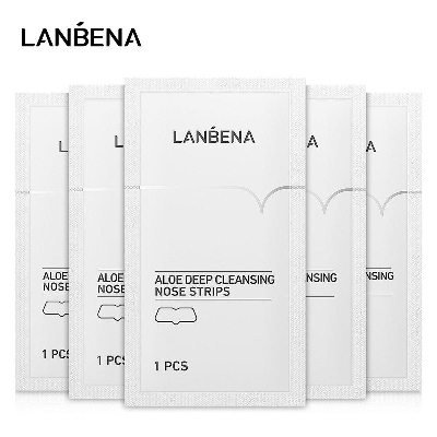 Picture of LANBENA Aloe Deep Cleansing Nose Strips Blackhead Removal Mask - 5 Pcs