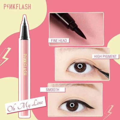 Picture of Pink Flash Lock All Day Eyeliner E01 Black - .8gm