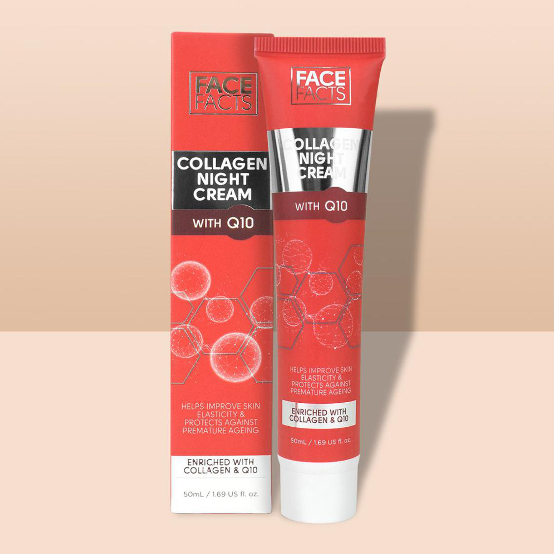 Picture of Face Facts Collagen & Q10 Replenishing Night Cream