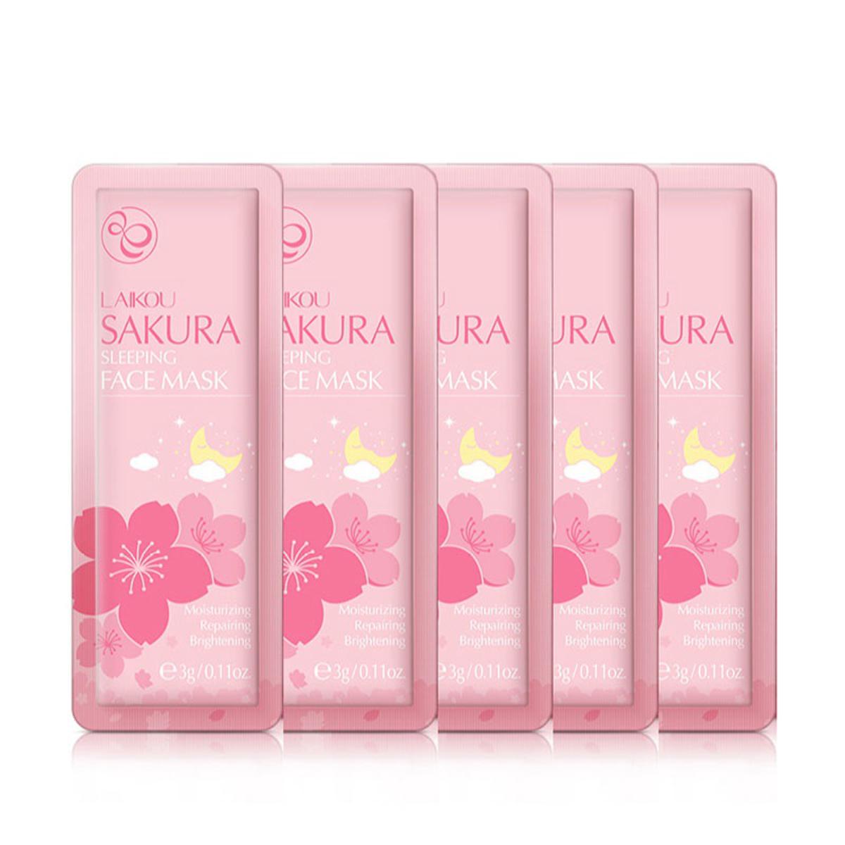 Picture of laikou Sakura Sleeping Mask 3gm - 5 Pcs