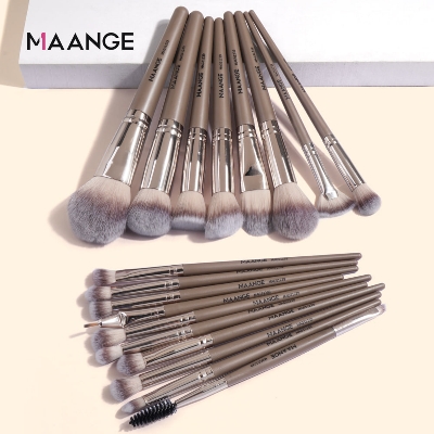 Picture of MAANGE 18Pcs Makeup Brushes Set - Ash Color
