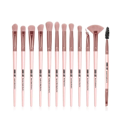 Picture of Maange Eye Brush Set -12 Pcs (Pink Colour)
