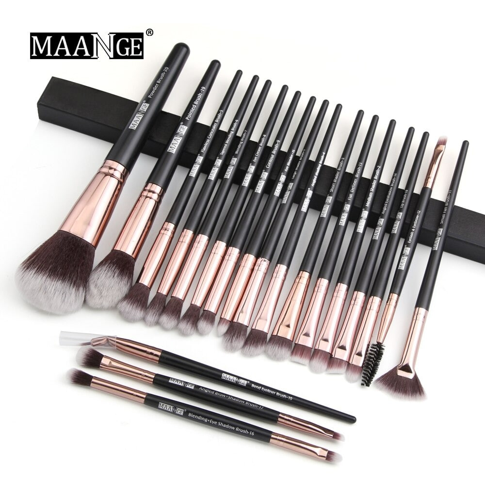 Picture of MAANGE Makeup Brush Set 20 Pcs