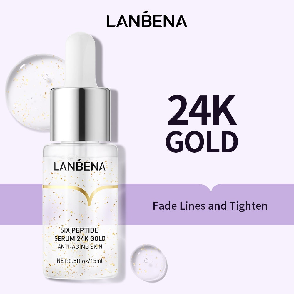 Picture of LANBENA 24K Gold Six Peptides Serum -15ml