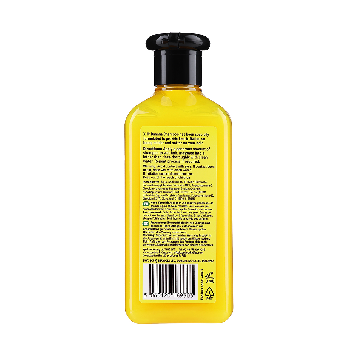 Picture of Xpel Hair Care Banana Shampoo (400ml)