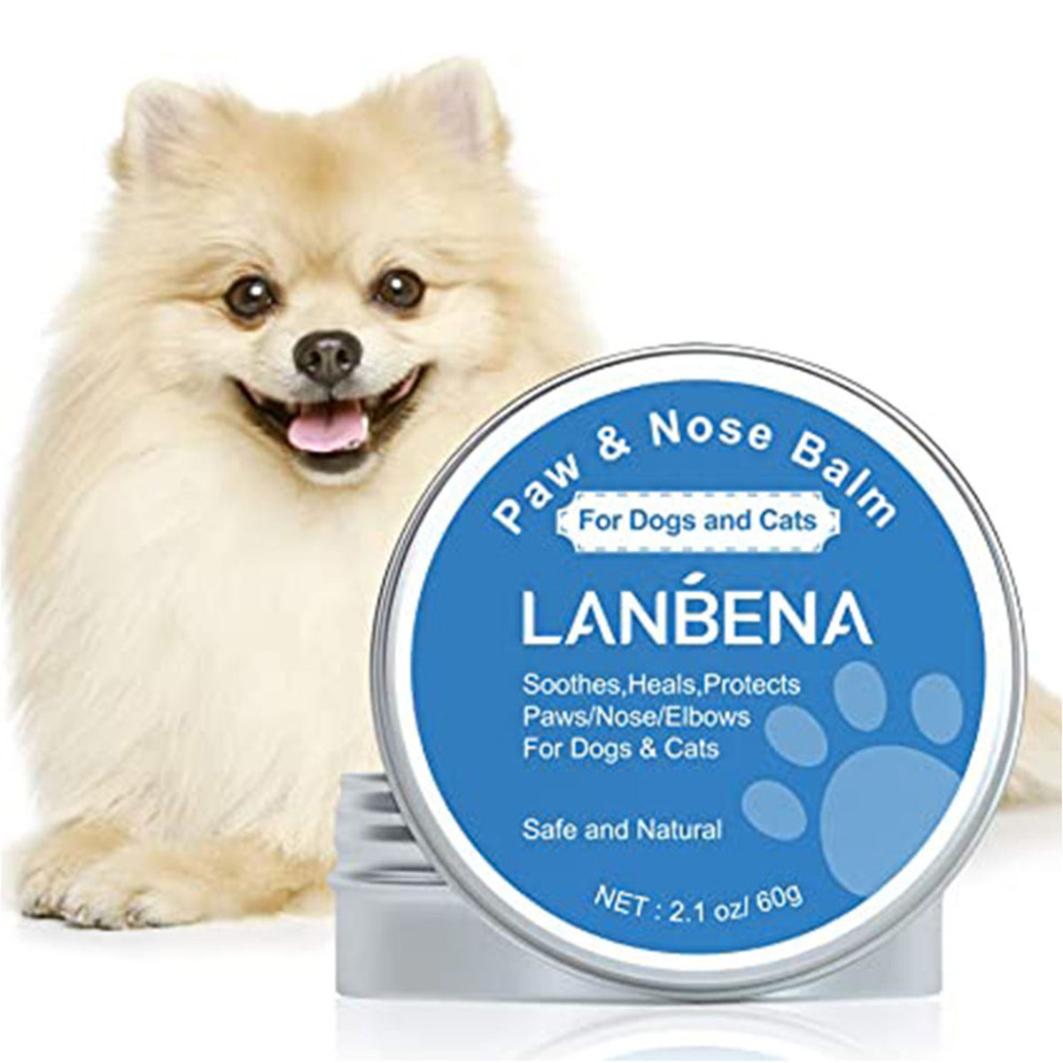 Picture of LANBENA Dog Paw & Nose Balm Paw Balm for Dog Cat - 60g