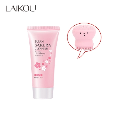 Picture of LAIKOU Japan Sakura Facial Cleanser- 50gm With Gift