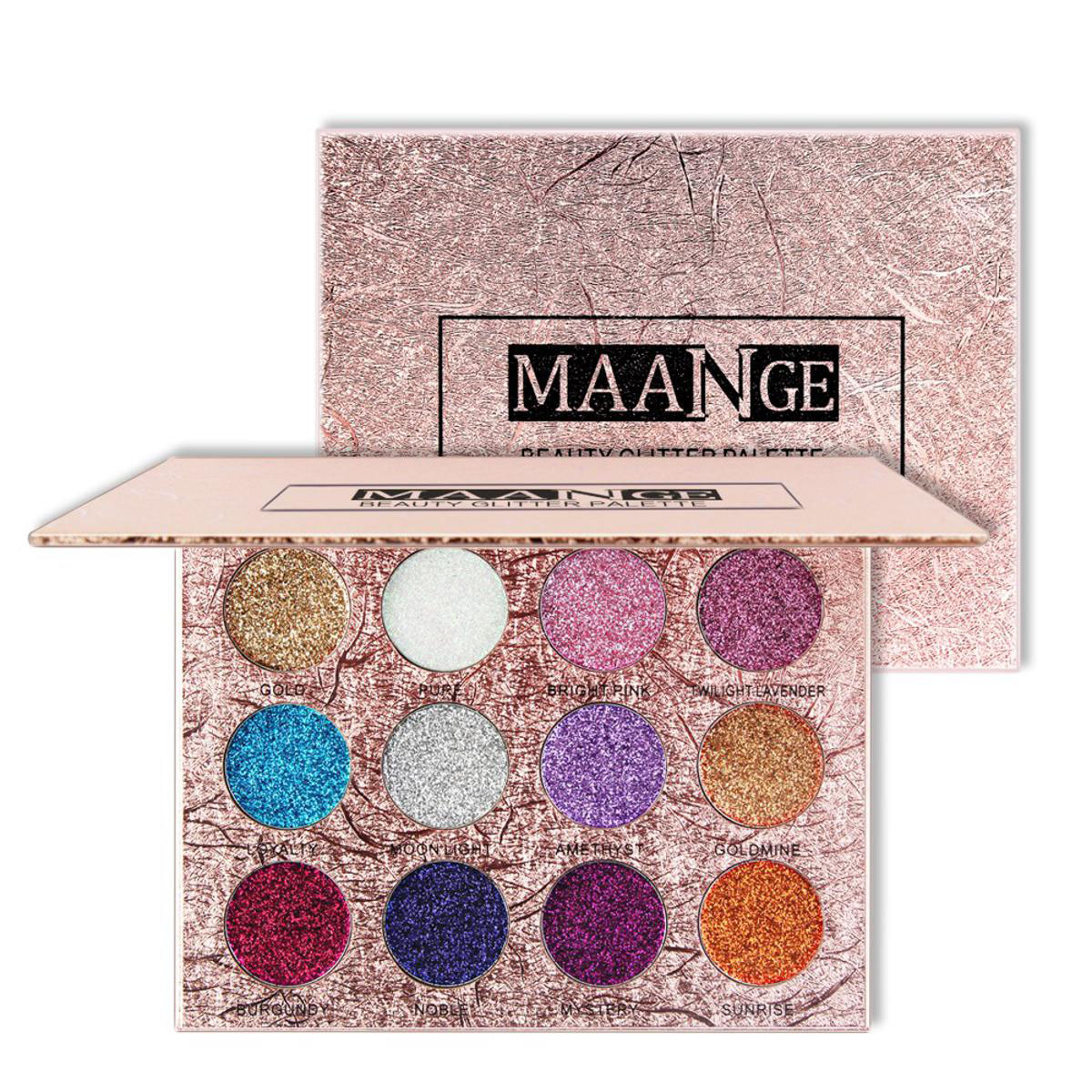 Picture of MAANGE Beauty Glitter Palette -12 Color
