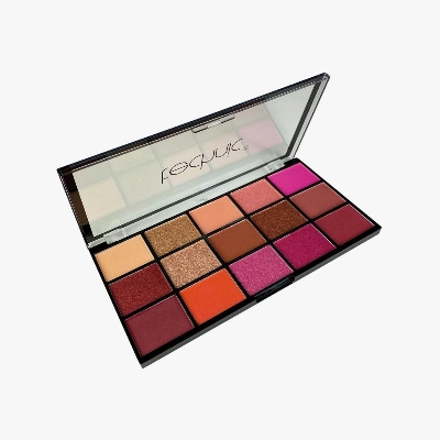 Picture of Technic 15 color Pressed Pigment Eyeshadow Palette - Hot Love