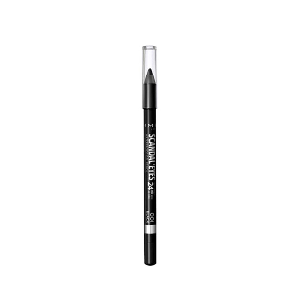 Picture of Rimmel Scandal eyes Waterproof Gel Pencil - Black Kajal