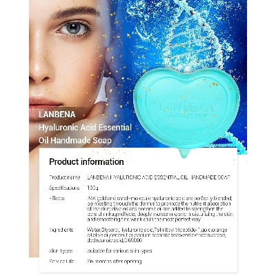 Picture of Lanbena Hyaluronic Handmade Soap 100G