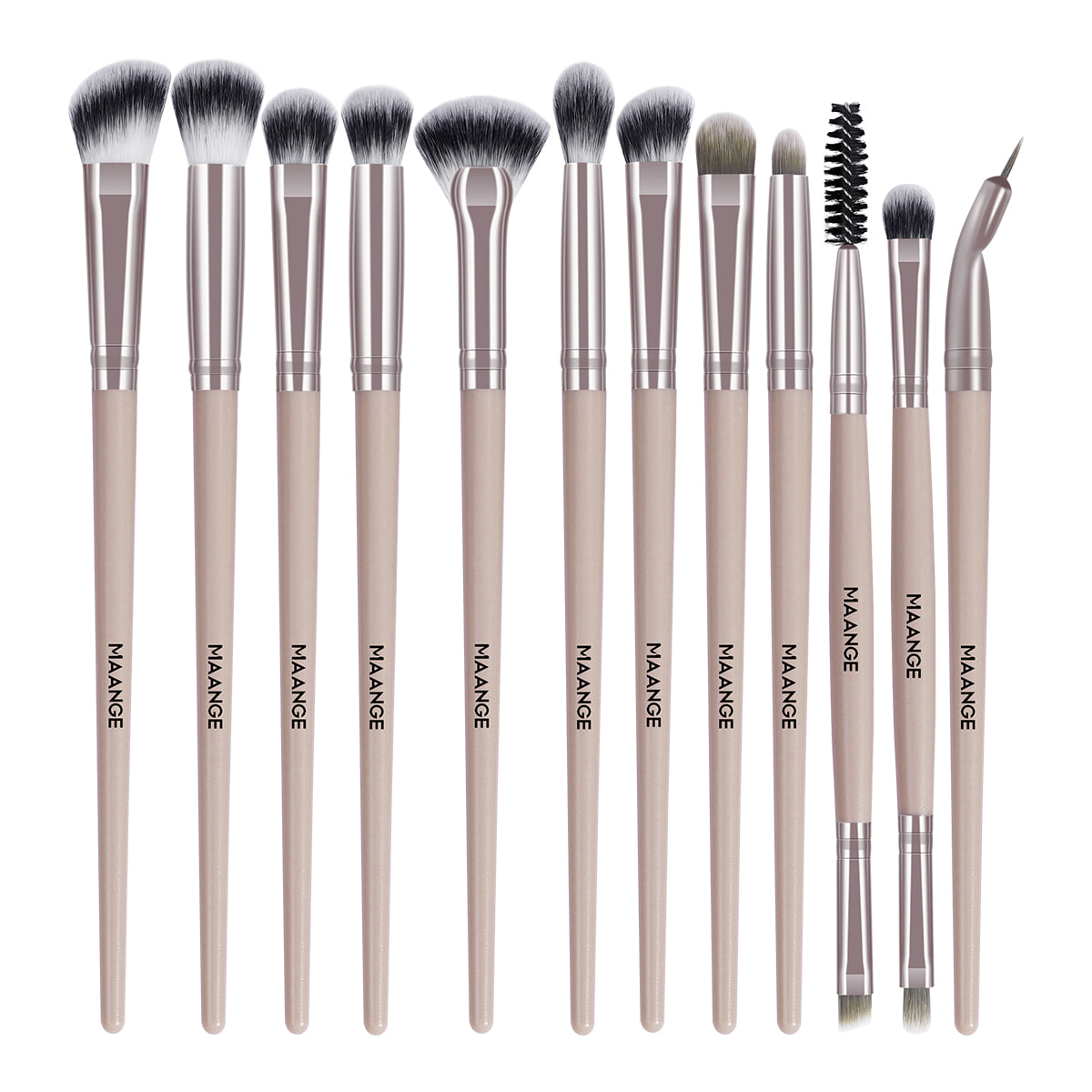Picture of Maange Eye Brush Set 12 Pcs - Gray Color