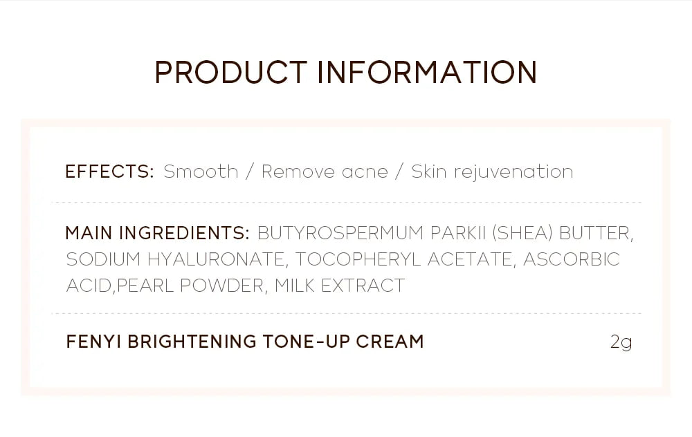 Picture of Fenyi Tone Up Cream 2g