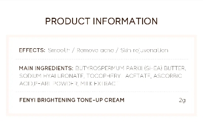 Picture of Fenyi Tone Up Cream 2g