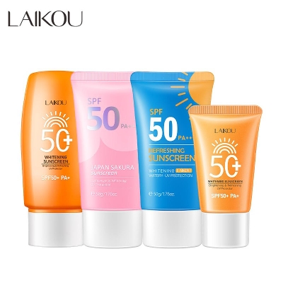 Picture of LAIKOU Sakura/Whitening/refreshing/bighting Sunscreen combo 4 PCS Set