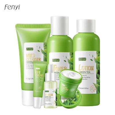 Picture of Fenyi Green Tea Cleanser/Toner/Lotion/Eye cream/Serum/Cream (Combo)