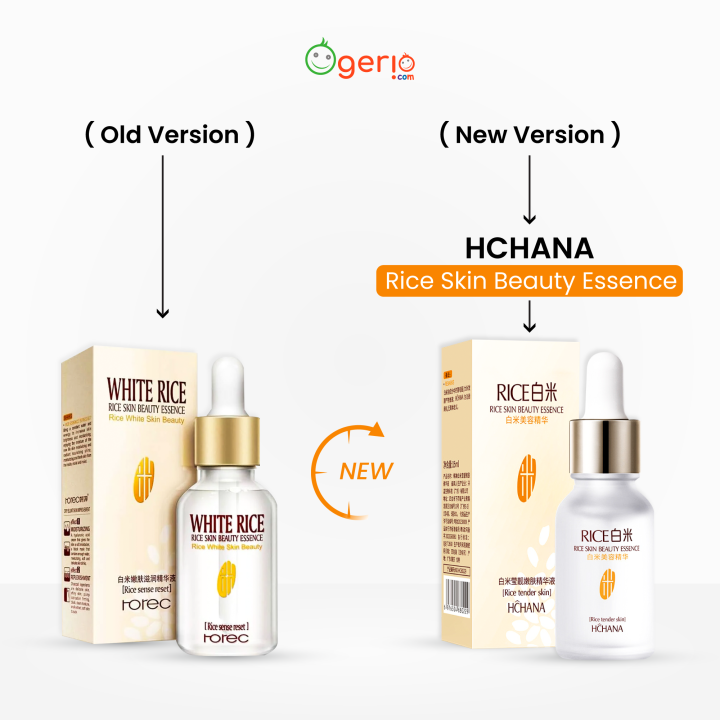 Picture of White Rice Serum (Original) - Hchana (ROREC) Rice vitamin c Serum Best For Pores & Moisturizing - 15ml