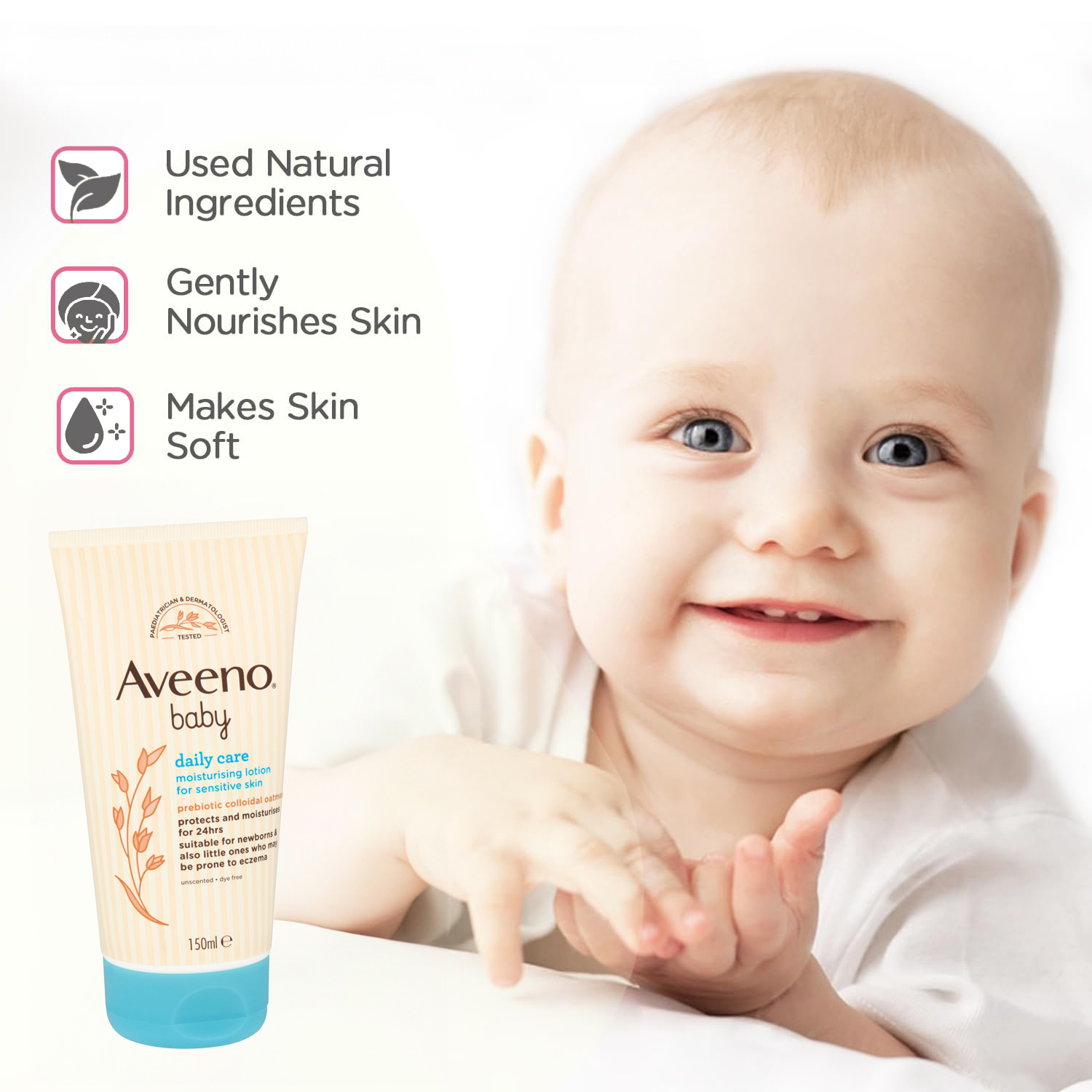 Picture of Aveeno Baby Daily Care Moisturizing Lotion - 150ml