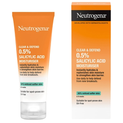 Picture of Neutrogena Clear & Defend 0.5% Salicylic Acid Moisturiser - 50ml